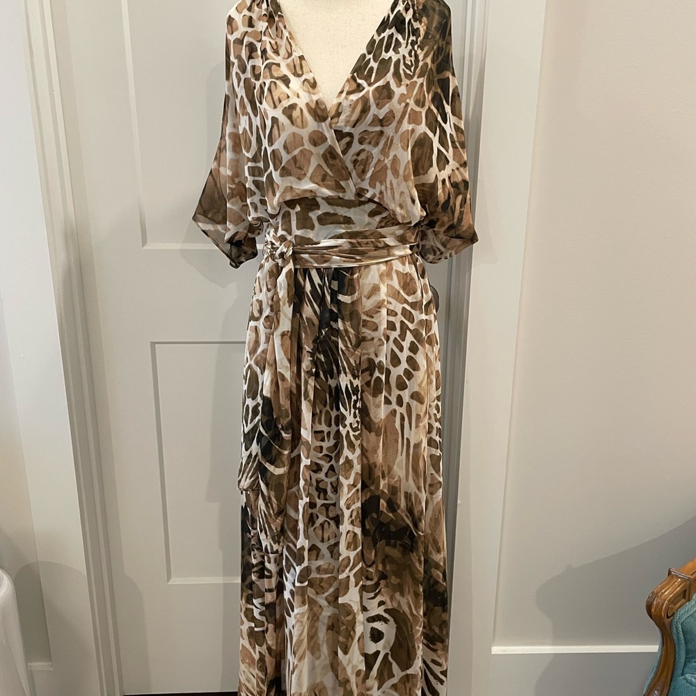 Boston Ptoper lined maxi dress Size 4